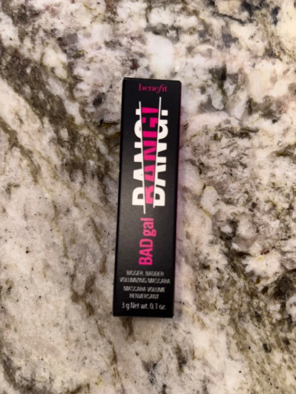 Benefit Bad Gal Intense Pitch Black  Bigger,Badder Vulumizing Mascara 0.1 oz